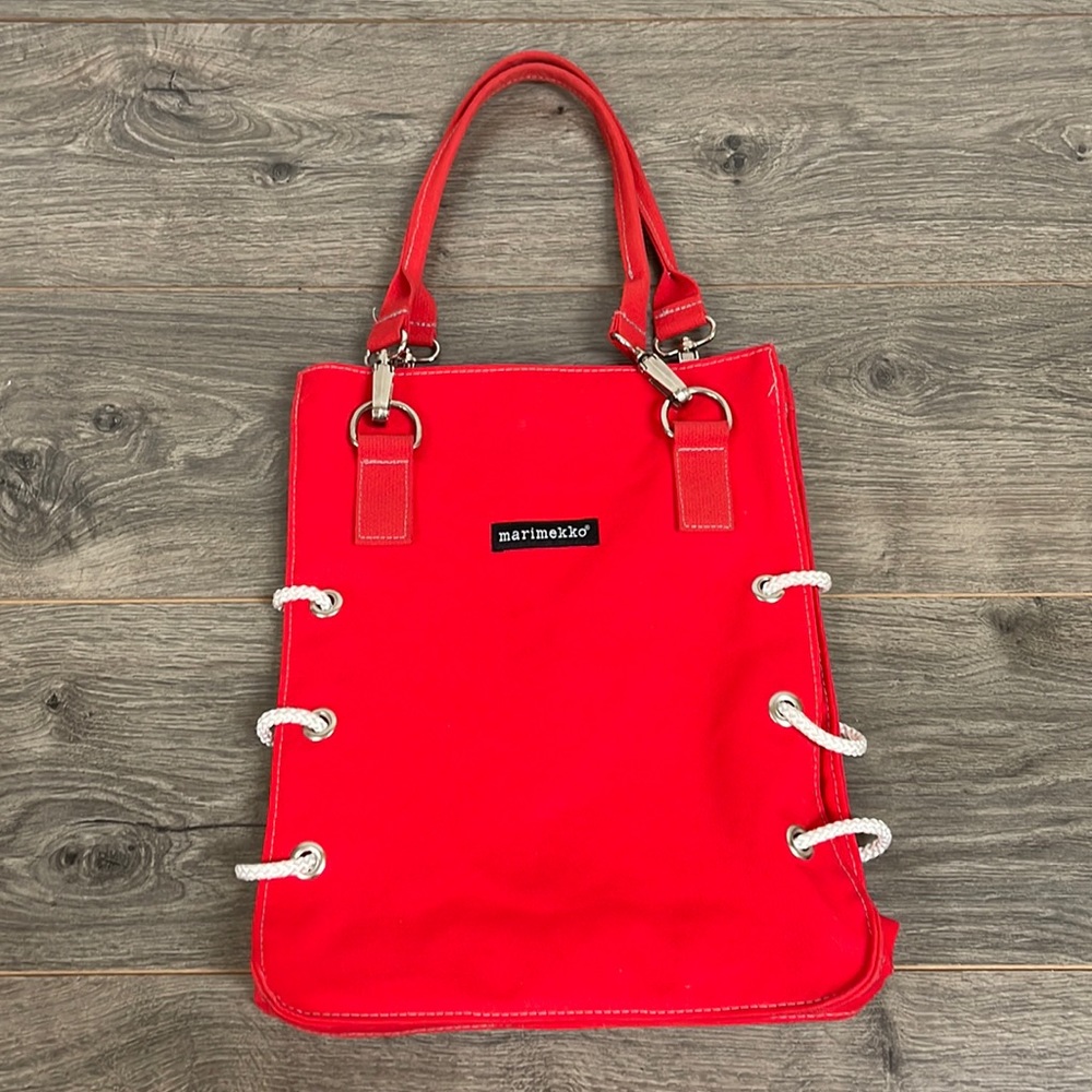 Marimekko Red Tote Bag